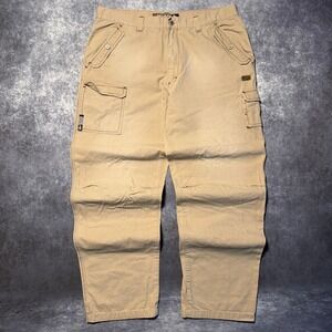 Y2K Johnny Blaze JBlaze 97 Mens Cargo‎ Pants Khaki Tan Baggy Hip Hop Size 40